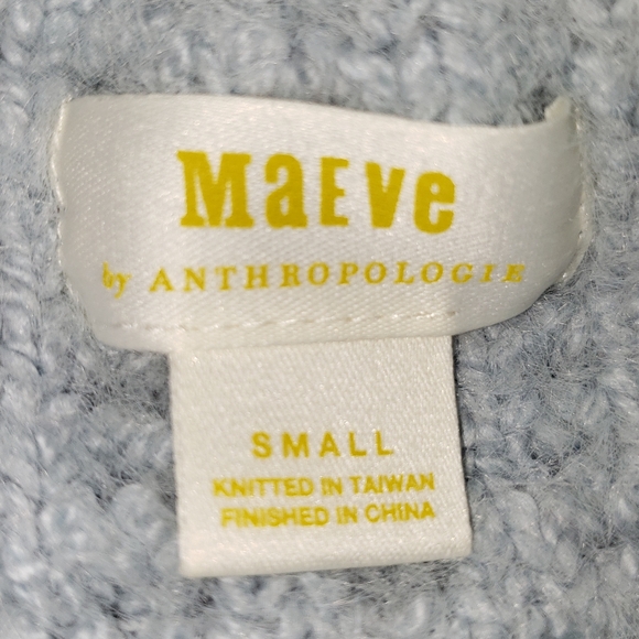 Anthropologie Maeve Cowl Neck Chunky Knit Sweater - Picture 5 of 8